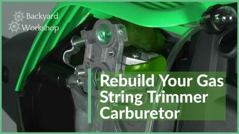 How to Rebuild a Weed Eater Carb