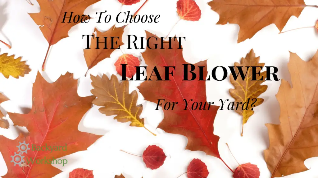 leaf blower buying guide