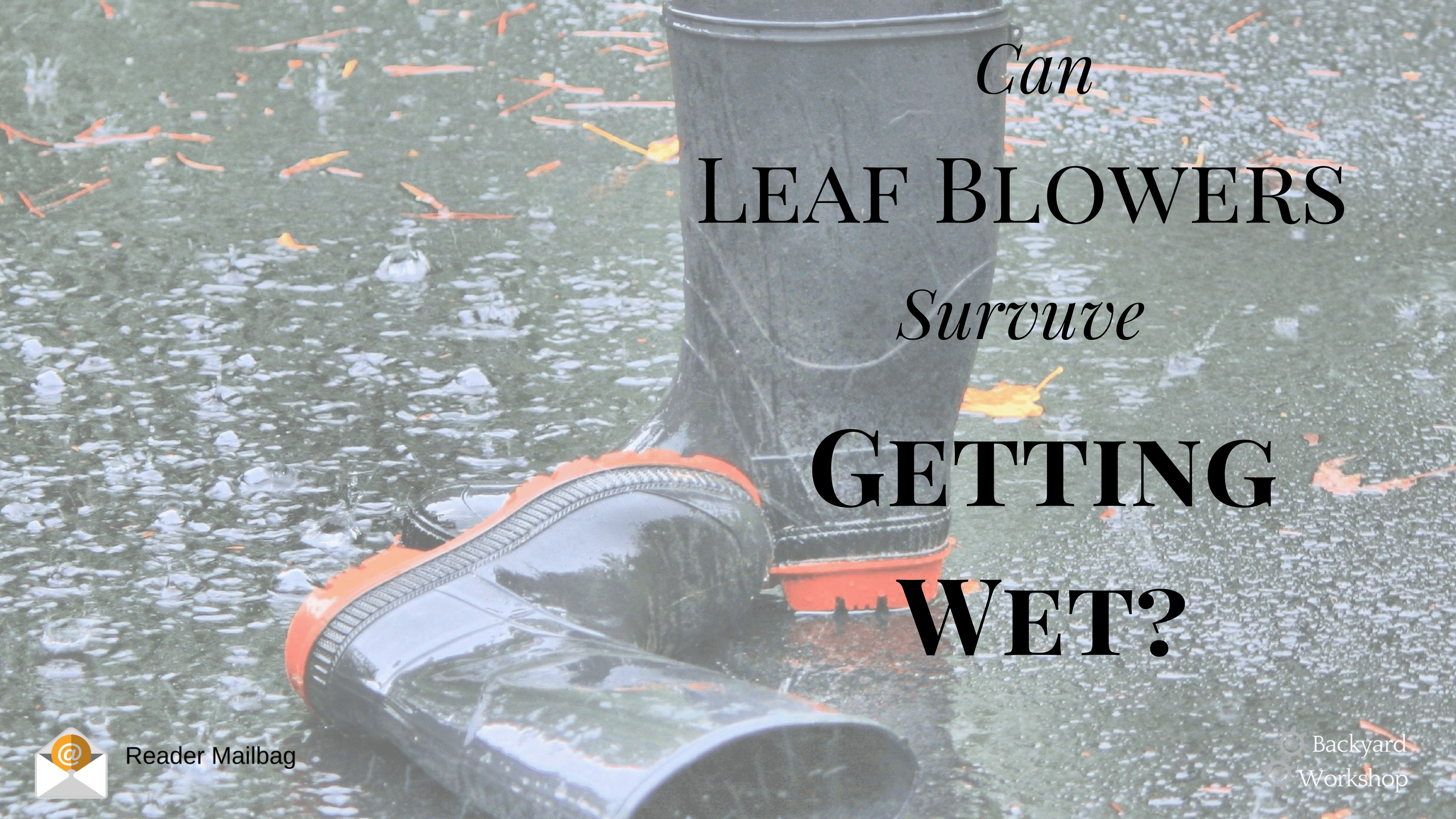 can leaf blowers get wet