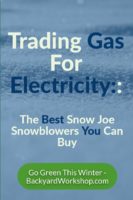 Go Green, Go Electric this winter with SnowJoe