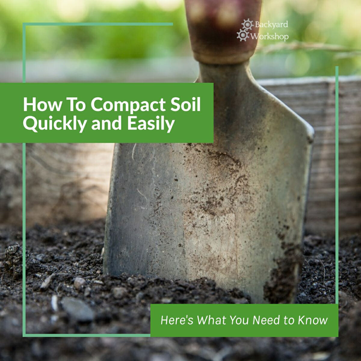 how to compact soil