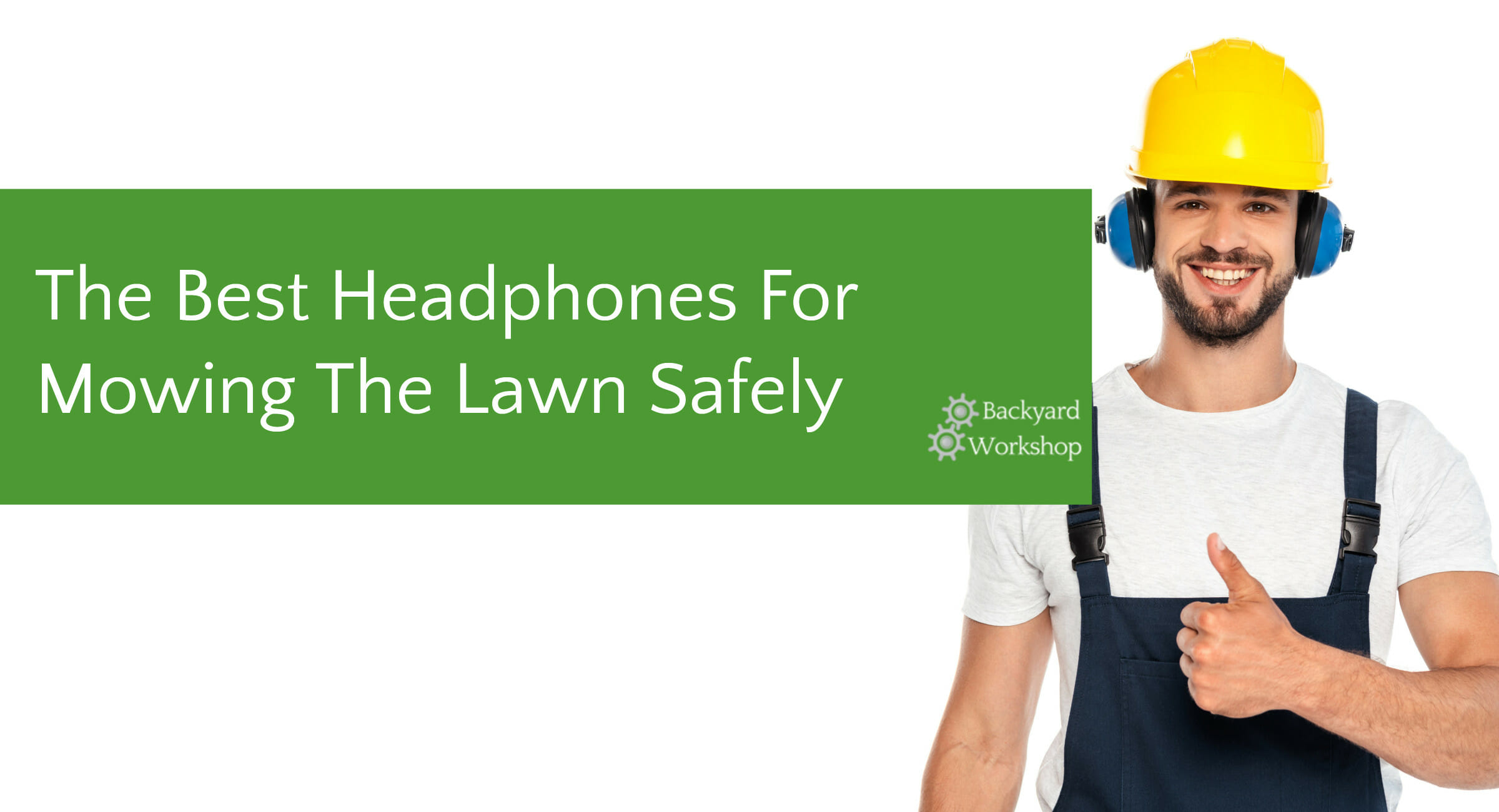 Lawn mowing headphones are a must. They can be in earmuff or earbud stle; true wireless headphones or more headset ear protection. I like a wireless ear defender with bluetooth 5 but others like having am radio available to listen to. Some have stereo sound or even a micro sd port. Industrial safety standards are what is important when using these noise reduction headphones.