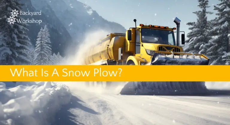 What Is A Snow Plow Machine
