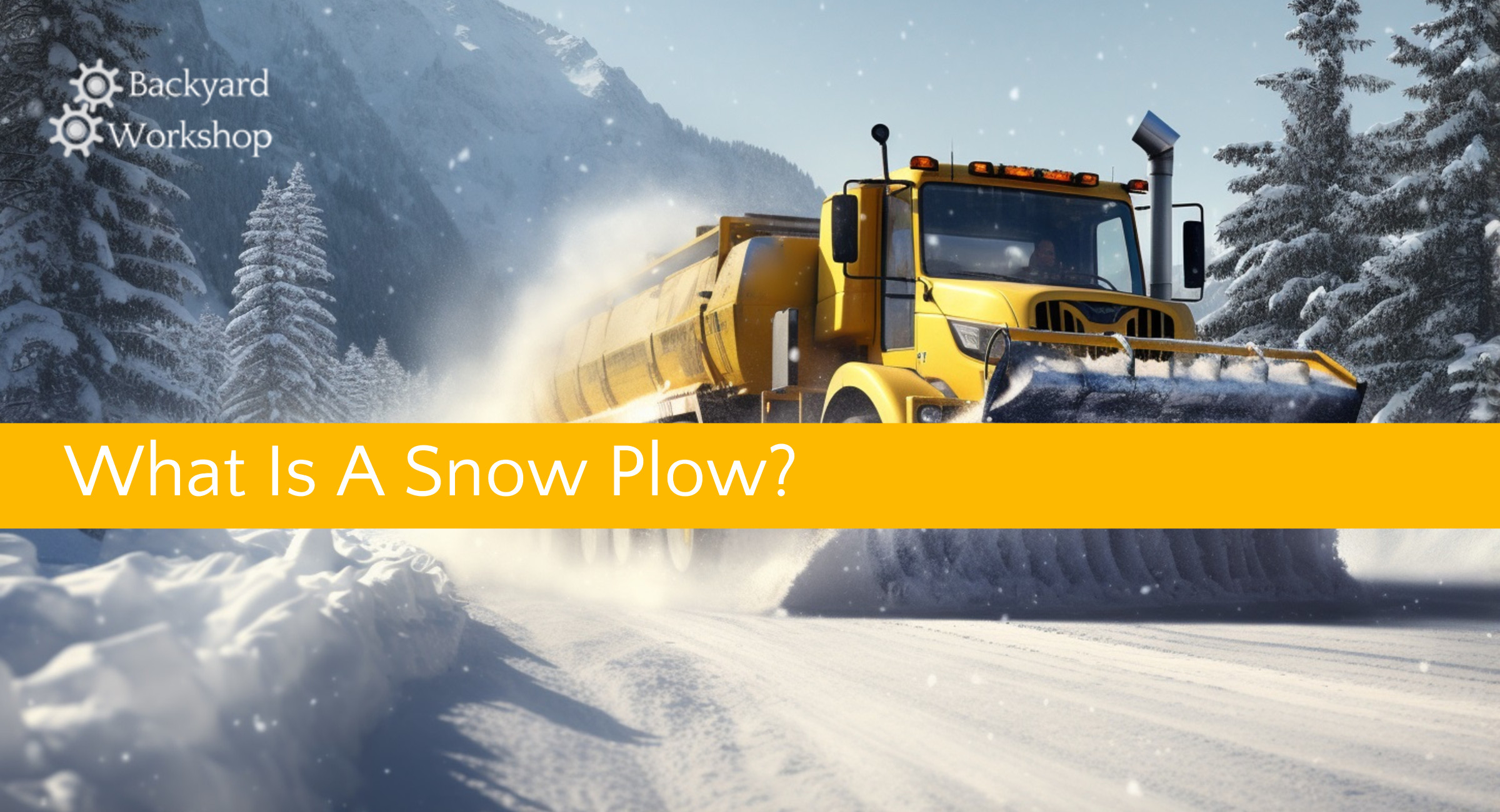 snow plow for snow