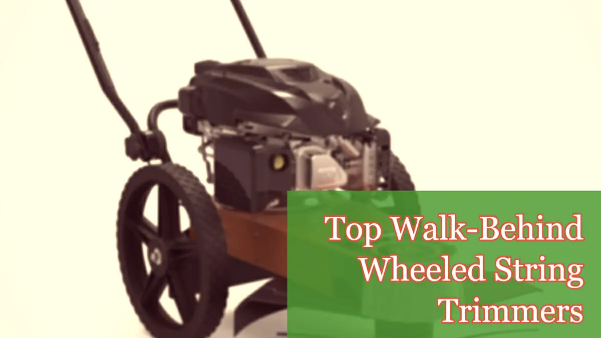 wheeled string trimmer